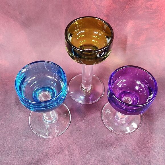 🩵NIB Partylite Color Spots Tealight Candle Holder Trio - Picture 4 of 9